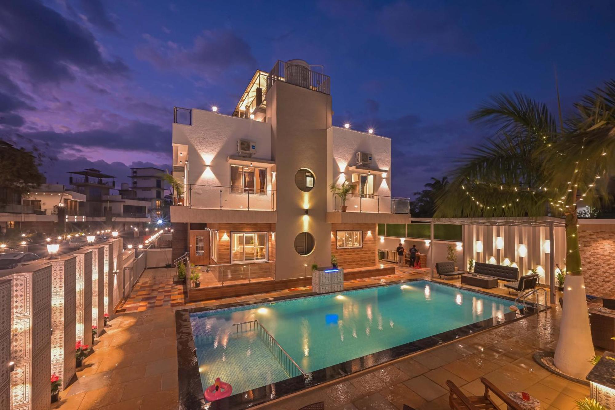 Azure Retreat Villa By Tropicana Stays Lonavala Luaran gambar