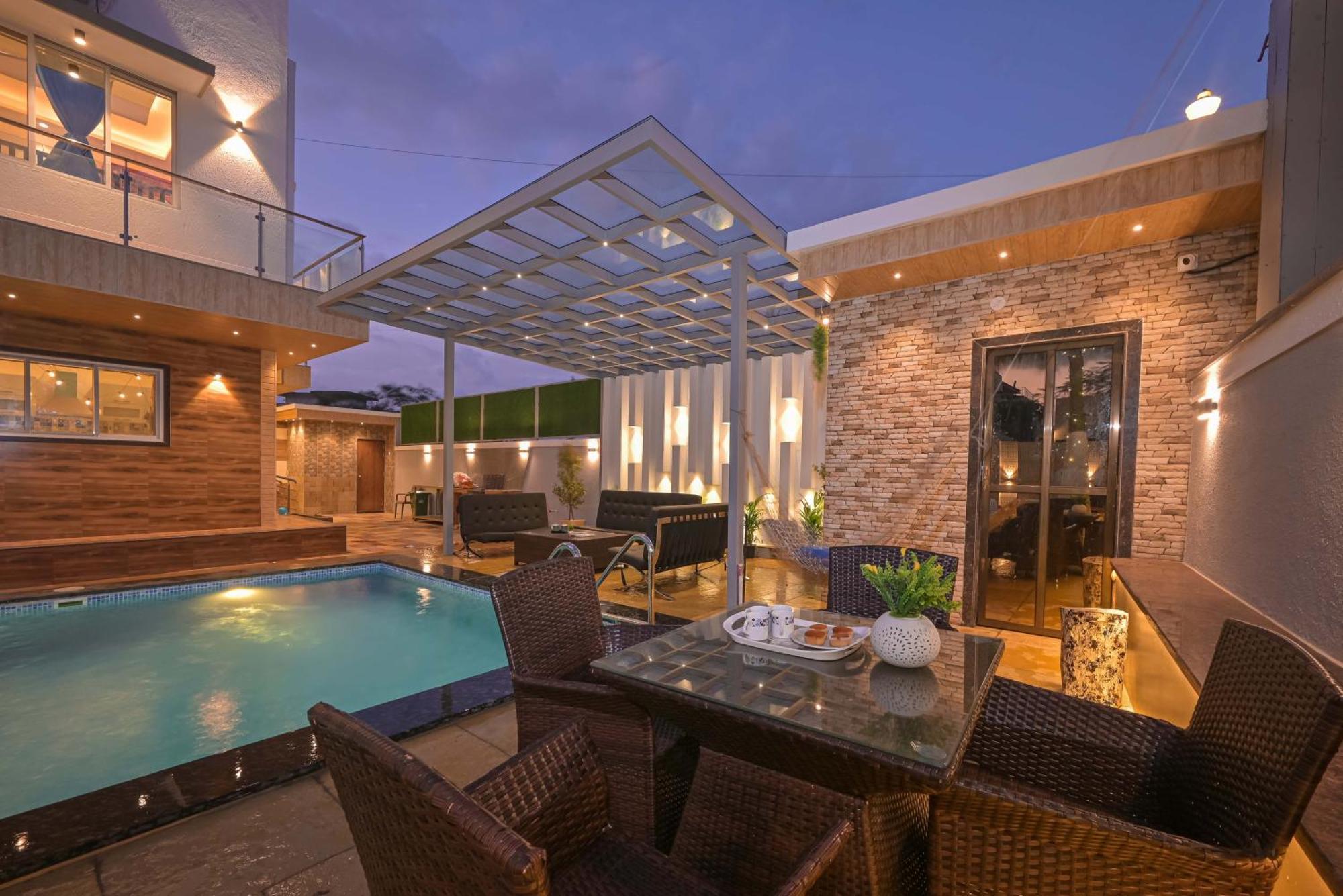 Azure Retreat Villa By Tropicana Stays Lonavala Luaran gambar